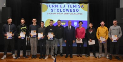 Turniej Tenisa Stołowego o Puchar Wójta Gminy Wojsławice